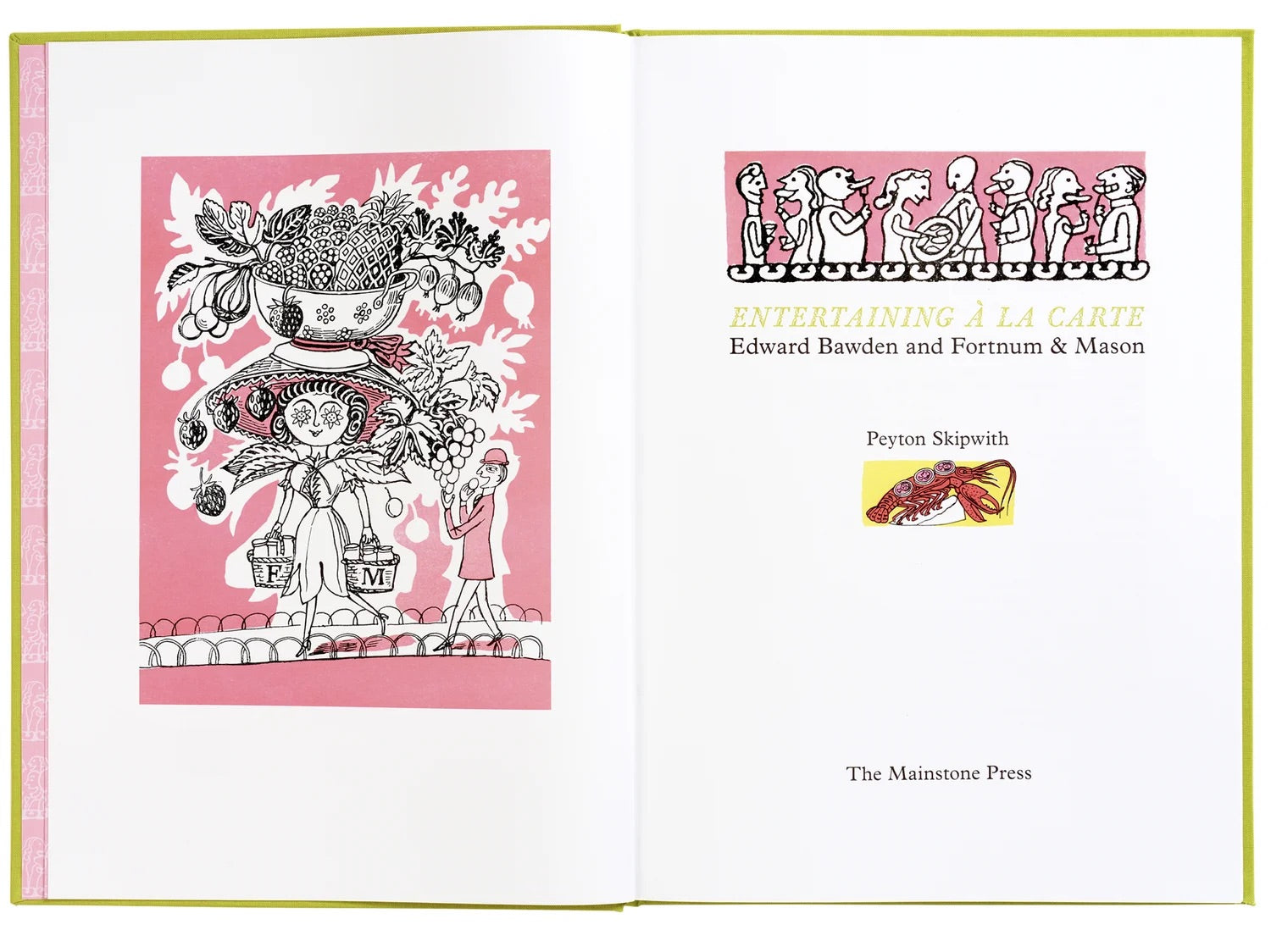 Entertaining À La Carte - Edward Bawden - St. Jude's Prints