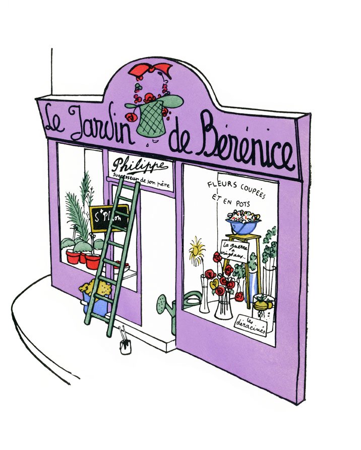 Maurice Barrès's florist, Le Jardin de Bérénice, by Henri Guilac