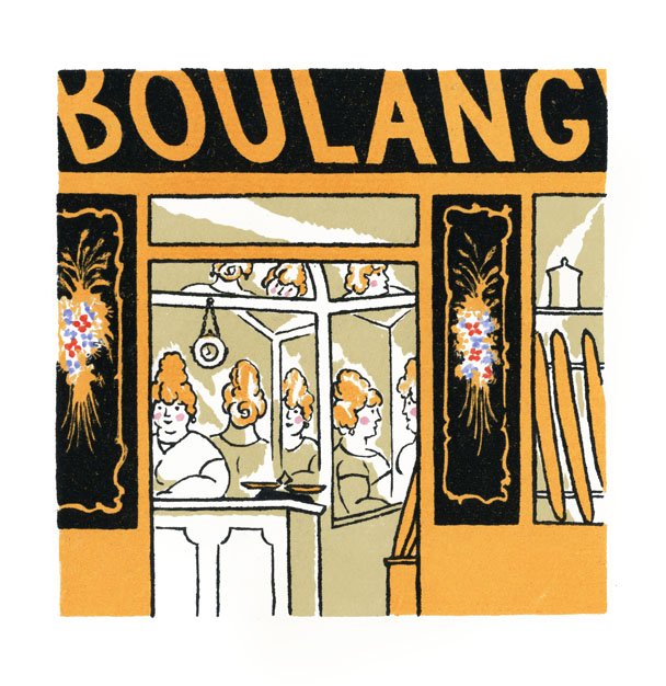 La Boulangerie, Lucien Boucher's Parisian bakery window