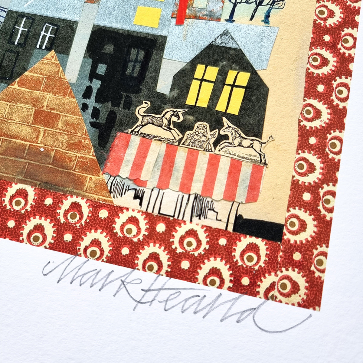 Patchwork Pigeons - Mark Hearld - St. Jude's Prints