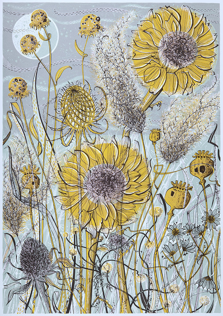 Autumn Garden, Norfolk - Angie Lewin - St. Jude's Prints
