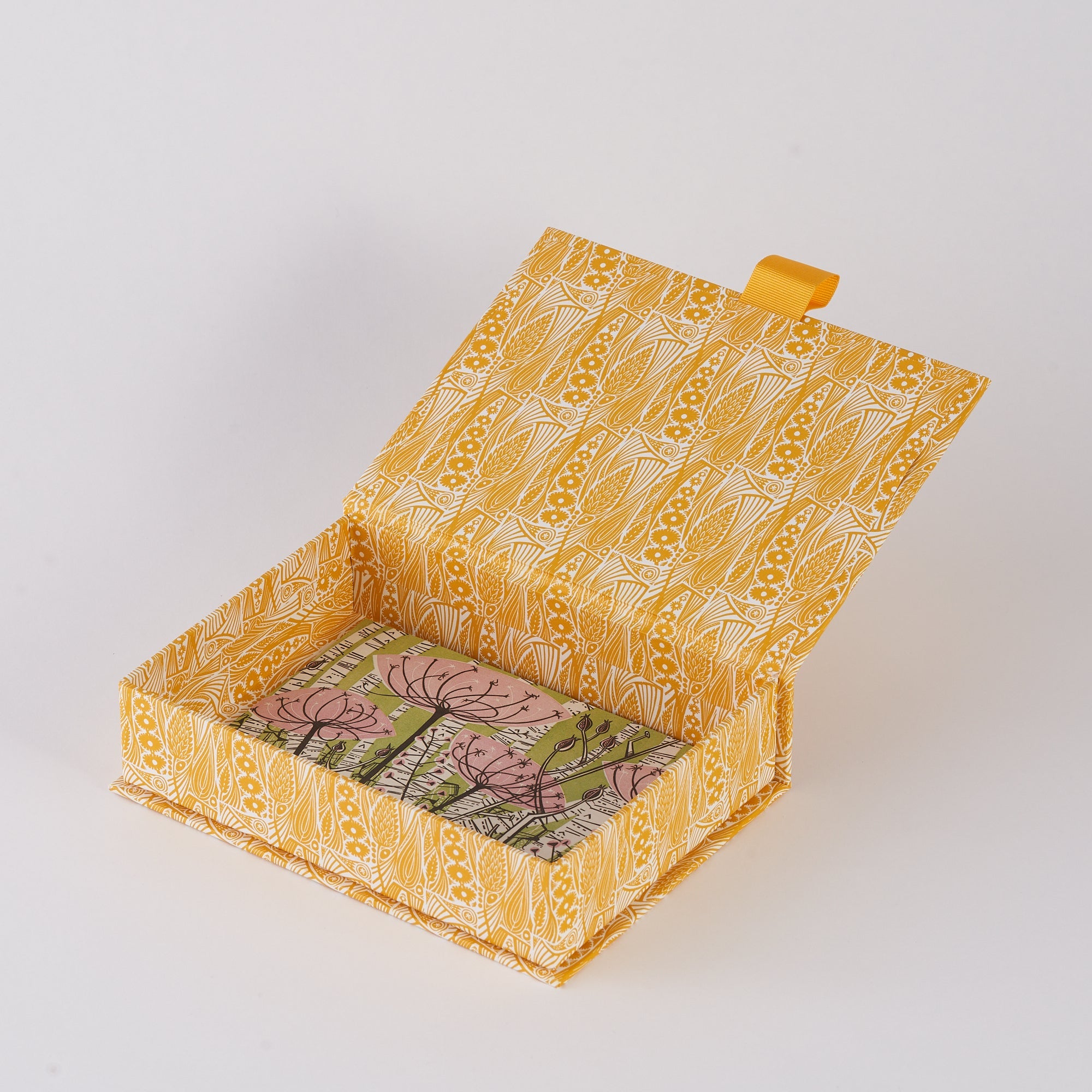 Meadow Grass Patterned Paper Box - Angie Lewin - St. Jude's Prints