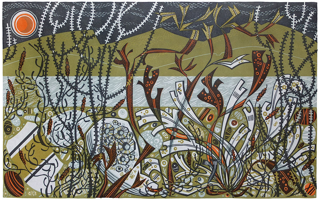 Northern Shore - Angie Lewin - St. Jude's Prints