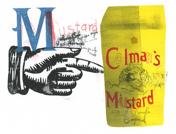 M is for Mustard - no. 1 - Chloe Cheese - St. Jude's Prints