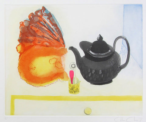 Piece of Pumpkin Trying to Eat a Teapot - Chloe Cheese - St. Jude's Prints