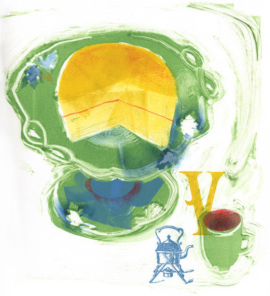 V is for Victoria Sponge - no. 2 - Chloe Cheese - St. Jude's Prints