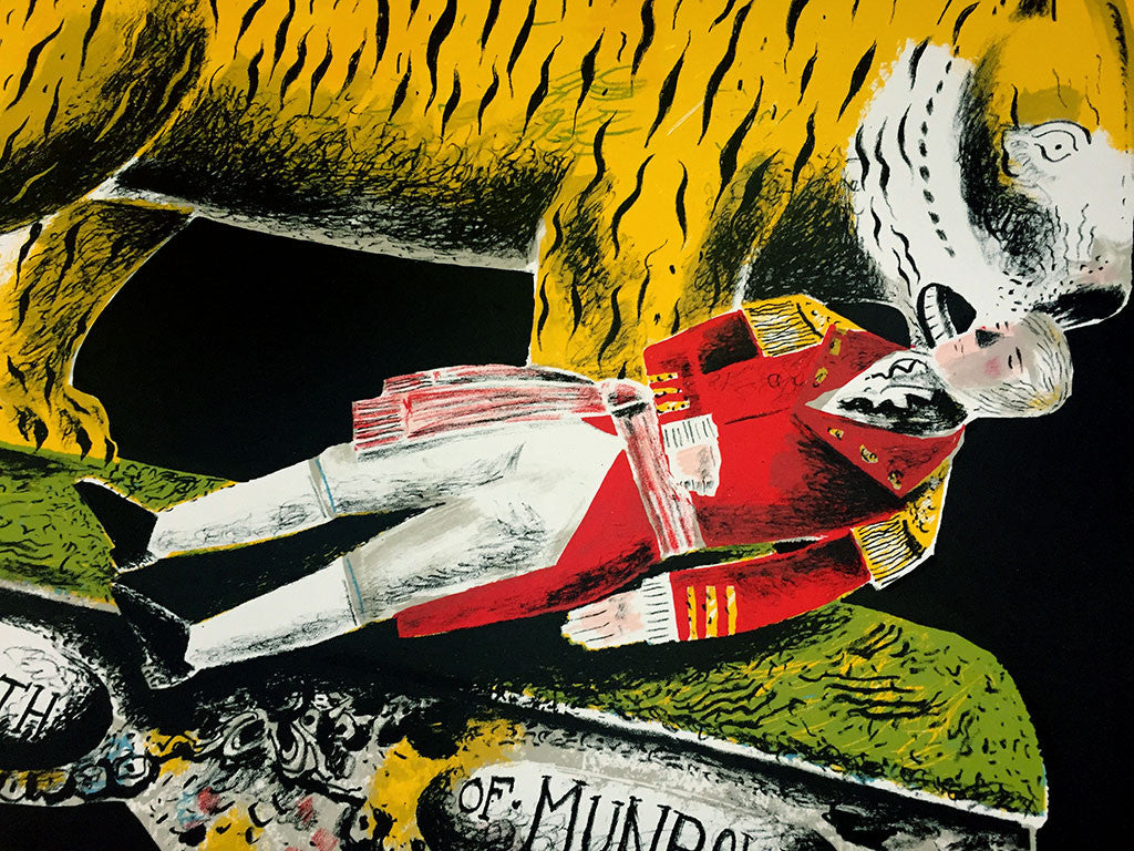 Man Slain by a Tiger - Clive Hicks-Jenkins - St. Jude's Prints