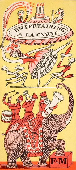 Entertaining À La Carte - Edward Bawden - St. Jude's Prints