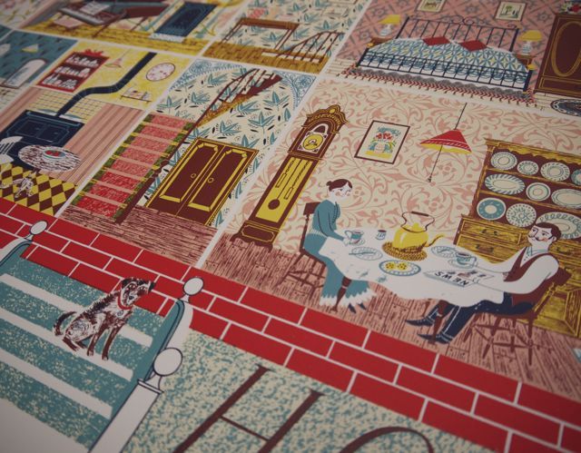 D is for Dolls House - Emily Sutton - St. Jude's Prints
