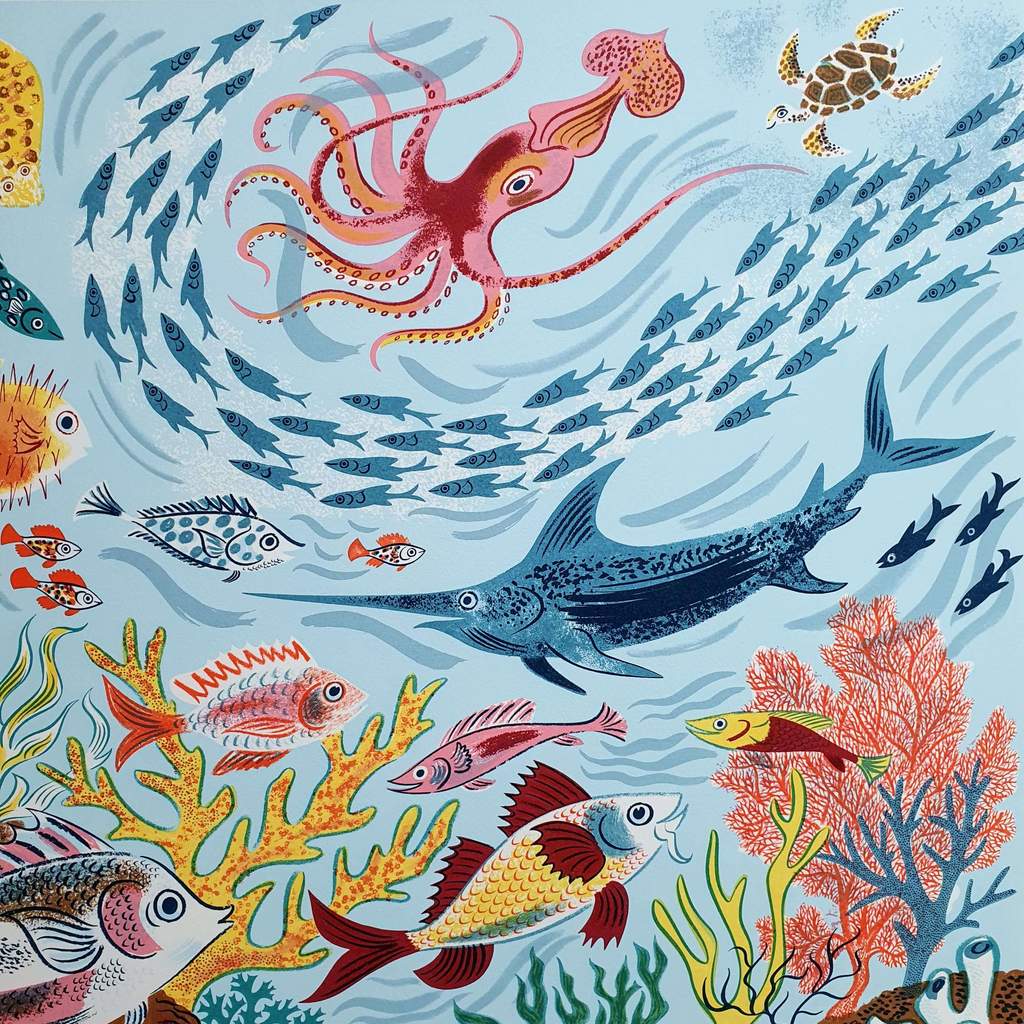 S is for Sea - Emily Sutton - St. Jude's Prints