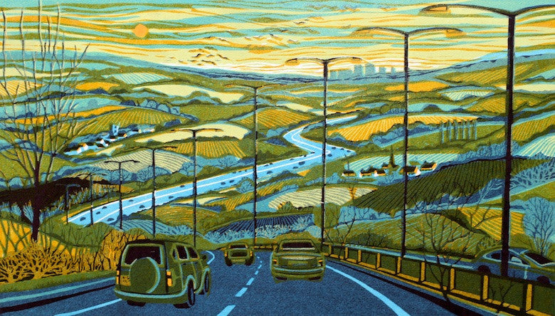 From the Motorway - Gail Brodholt - St. Jude's Prints