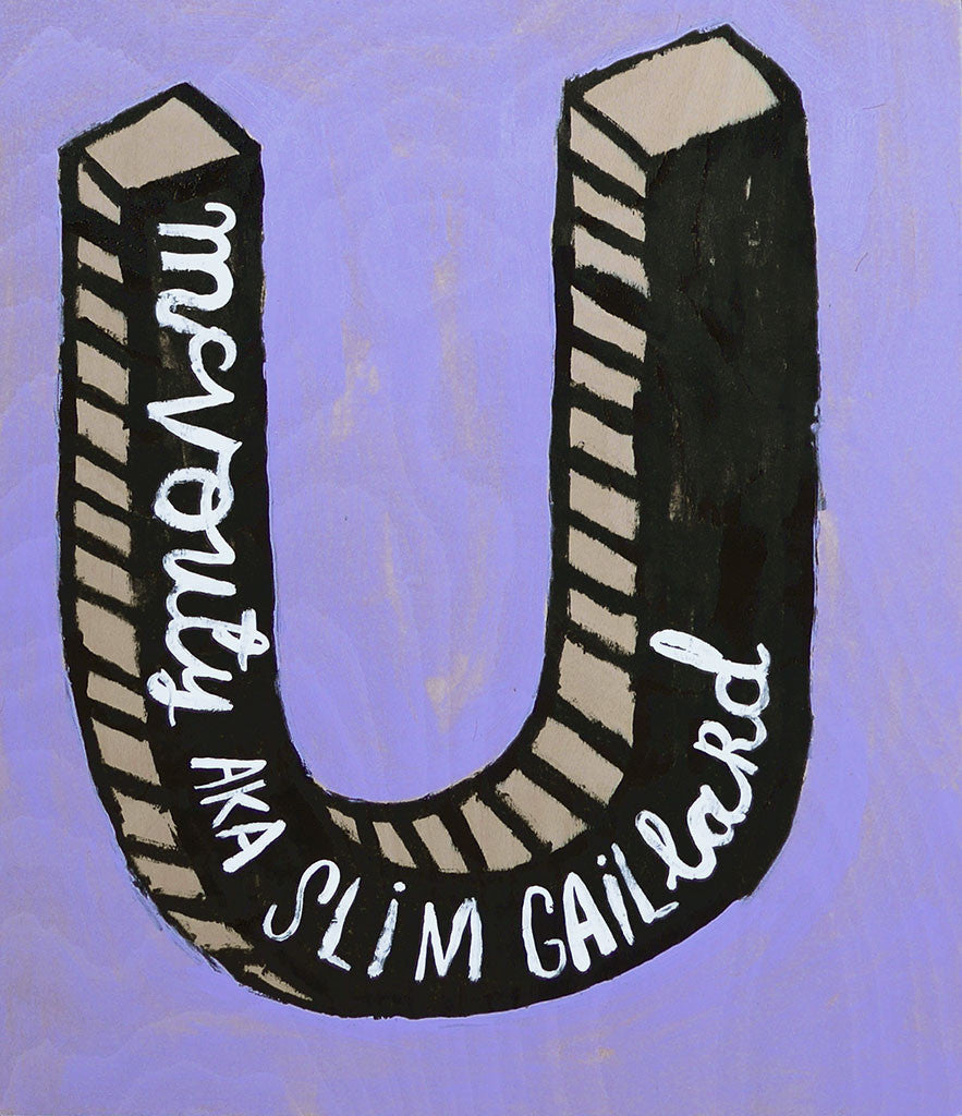 Letters - Ouvrez - U - Jonny Hannah - St. Jude's Prints