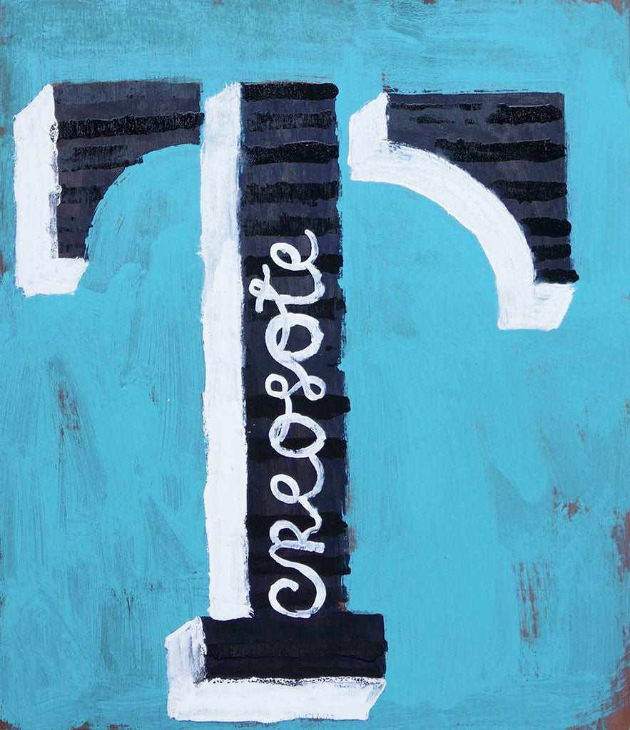 Letters - Votre - T - Jonny Hannah - St. Jude's Prints