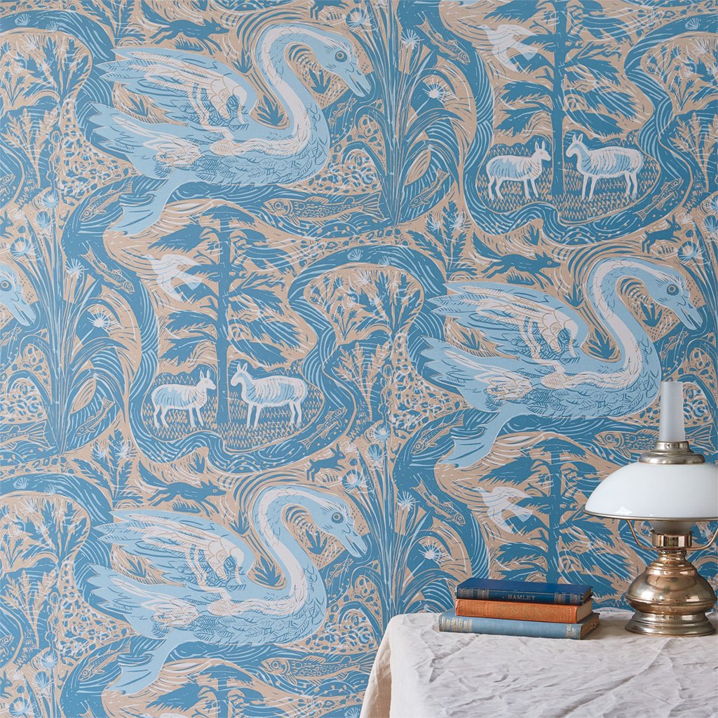Compton Verney wallpaper - Mark Hearld - St. Jude's Prints