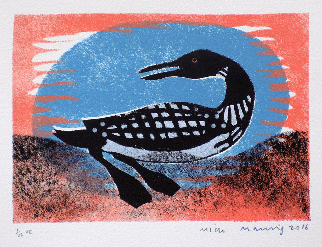 Loon's Dream - Mick Manning - St. Jude's Prints