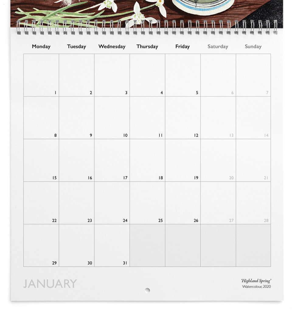 2 copies - Angie Lewin 2024 Calendar - Australia/New Zealand