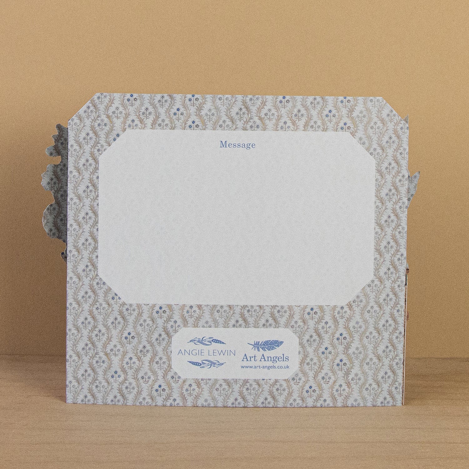 Zebra, Dahlias and Feathers 3D Die-Cut Card