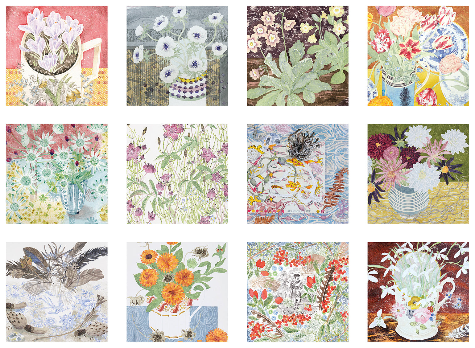 Angie Lewin 2027 Wall Calendar