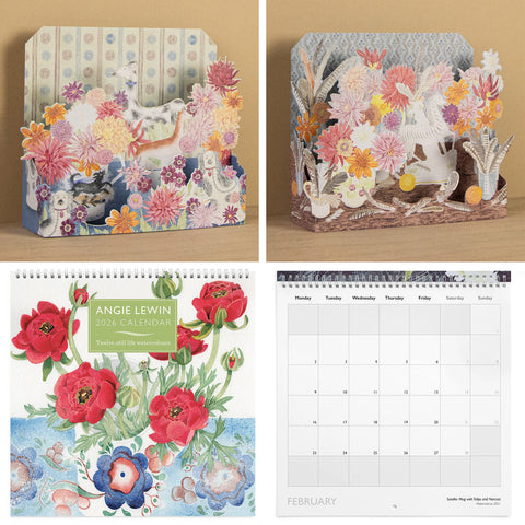3D Die-Cut Cards and Calendar Bundle