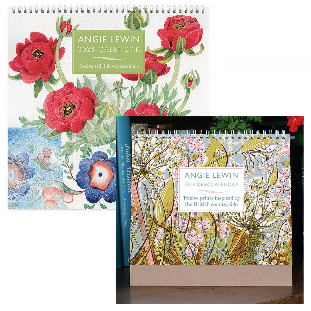 Angie Lewin 2026 Wall + Desk Calendar Set