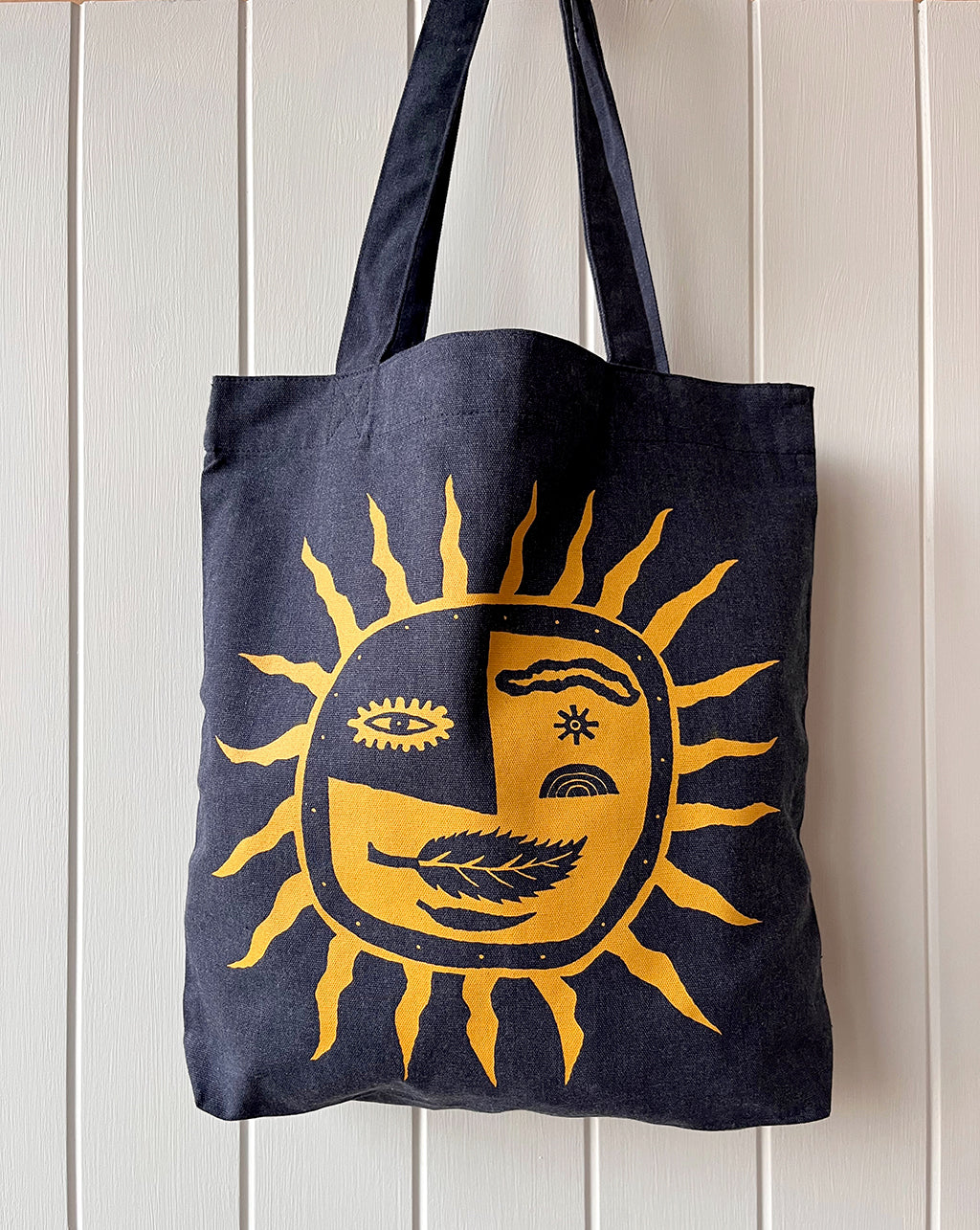 Sun Face Tote Bag