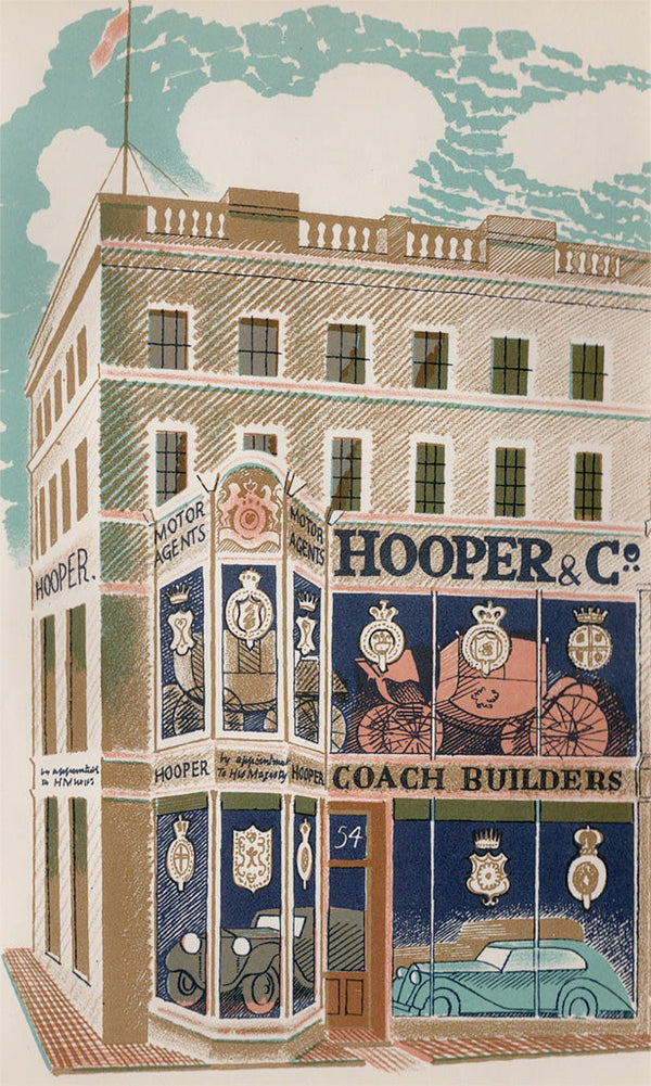 Coach Builder - Eric Ravilious - lithograph