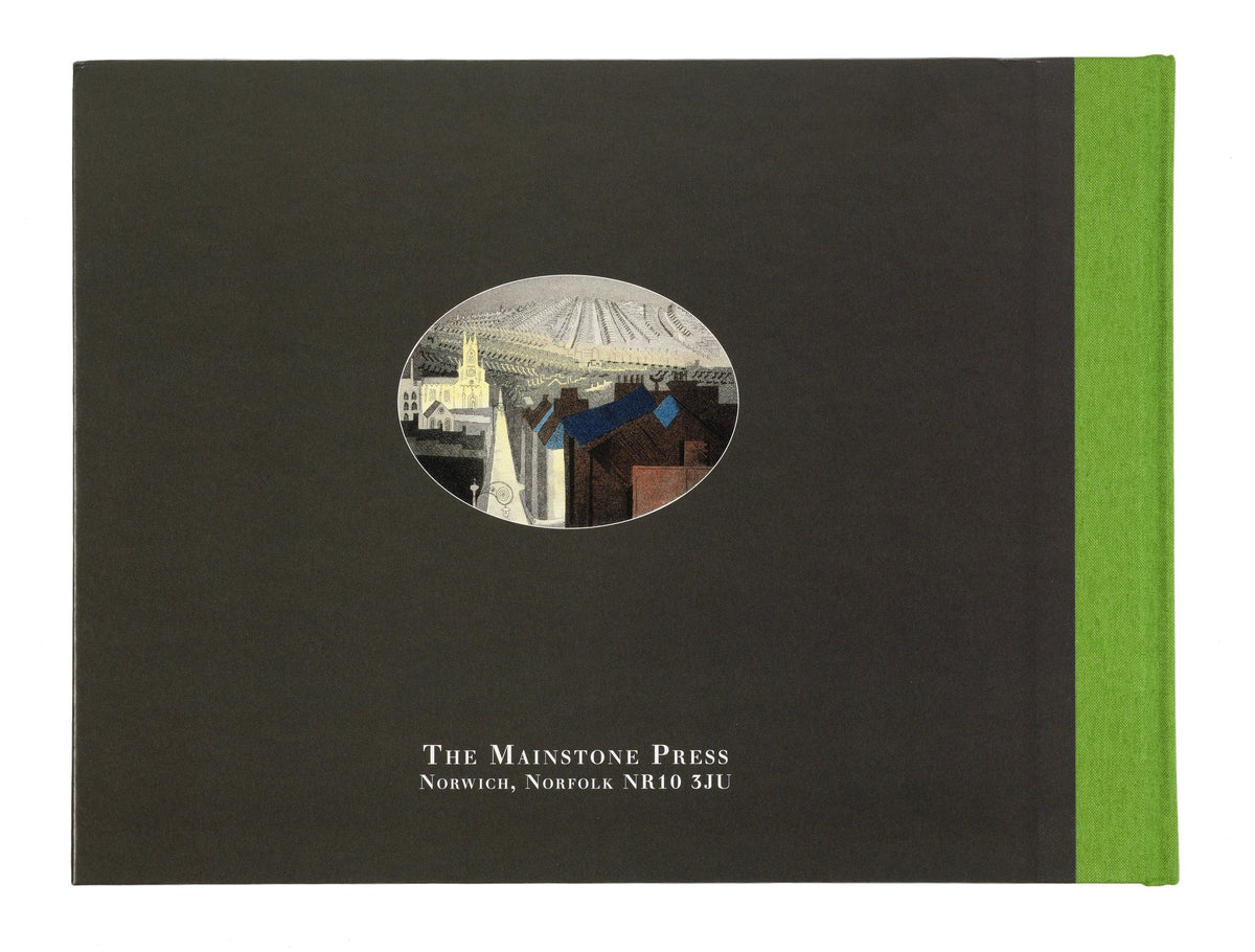 Back cover of Brighton Aquatints with an oval window and The Mainstone Press imprint