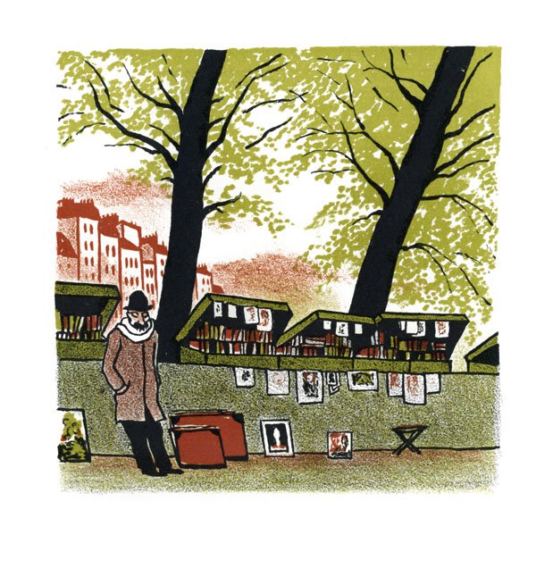 Le Bouquiniste, Lucien Boucher's bookstall on the banks of the Seine