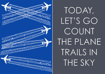 Count The Plane Trails - Adam Bridgland - St. Jude's Prints