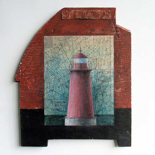 Anholt Harbour Light - SOLD - Alex Malcolmson - St. Jude's Prints