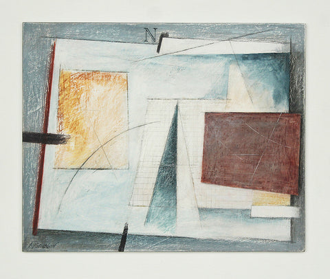Chart Room Table - SOLD - Alex Malcolmson - St. Jude's Prints