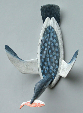 Hanging Diver (Darker) - SOLD - Alex Malcolmson - St. Jude's Prints