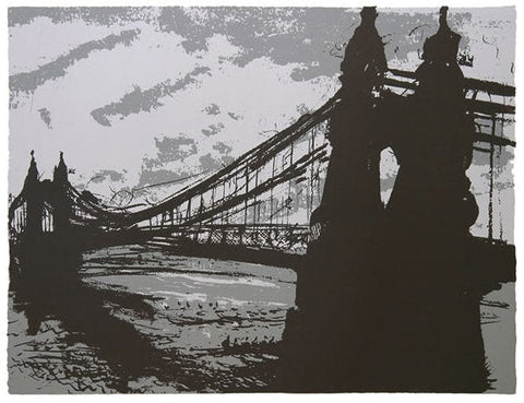 Rowers Dusk Hammersmith 10/15 - Andy Lovell - St. Jude's Prints