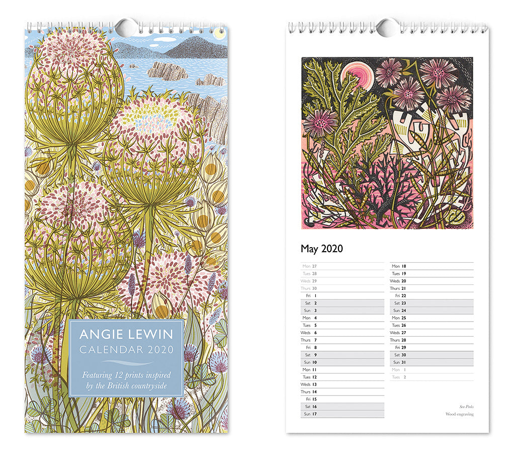 Angie Lewin 2020 Calendar - Angie Lewin - St. Jude's Prints