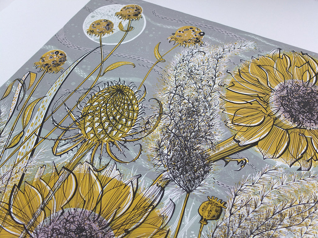 Autumn Garden, Norfolk - Angie Lewin - St. Jude's Prints