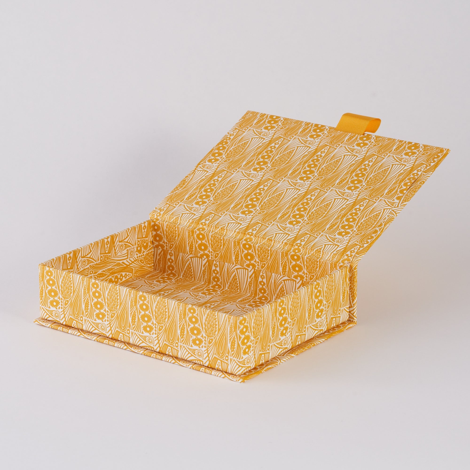 Meadow Grass Patterned Paper Box - Angie Lewin - St. Jude's Prints