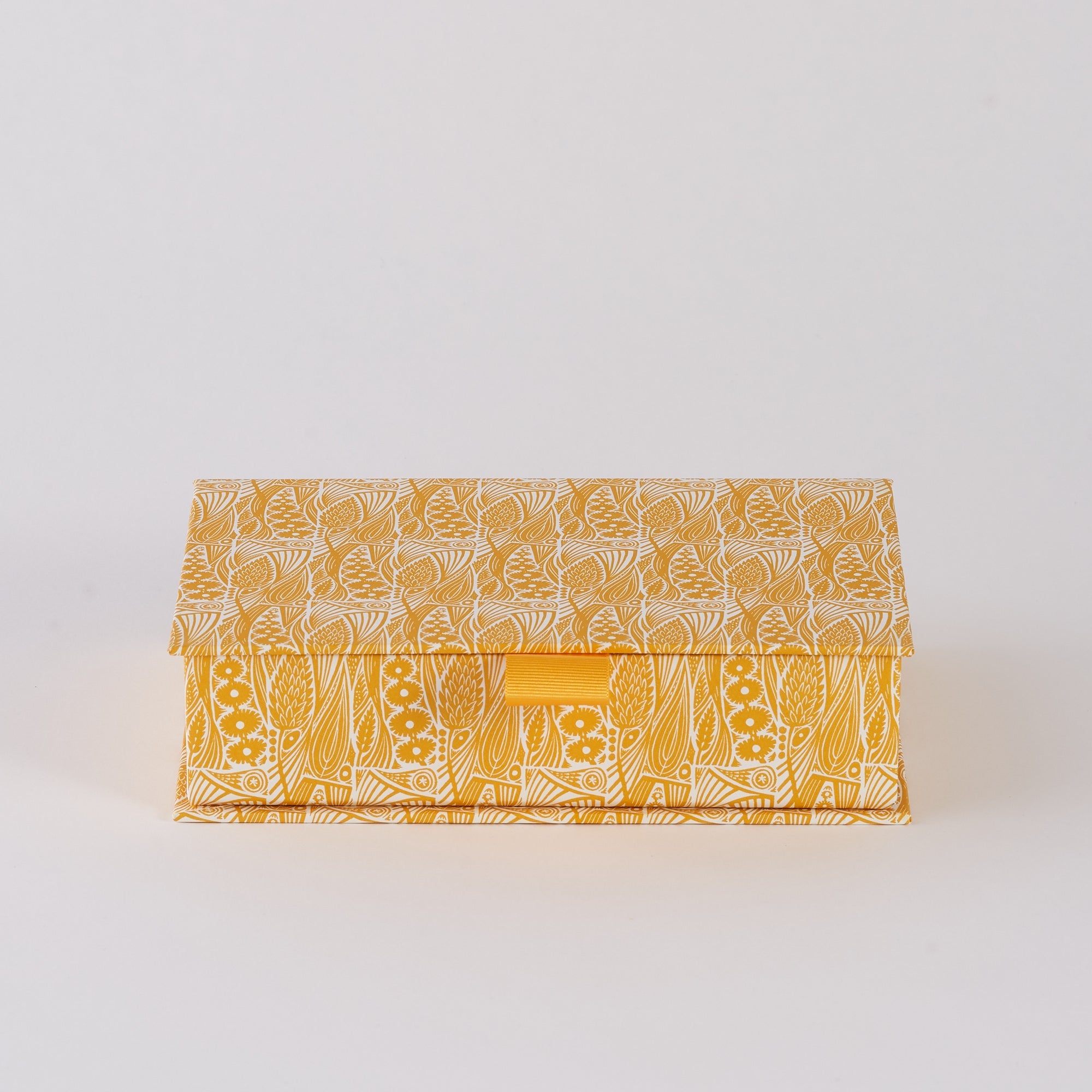 Meadow Grass Patterned Paper Box - Angie Lewin - St. Jude's Prints