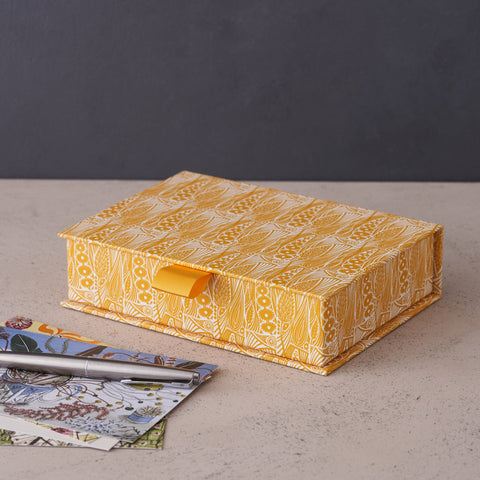 Meadow Grass Patterned Paper Box - Angie Lewin - St. Jude's Prints