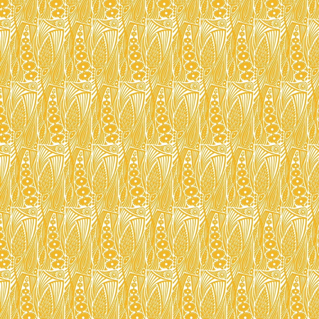 Meadow Grass Patterned Paper - Angie Lewin - St. Jude's Prints