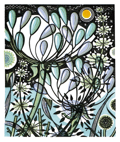 Moonlit Garden - Angie Lewin - St. Jude's Prints
