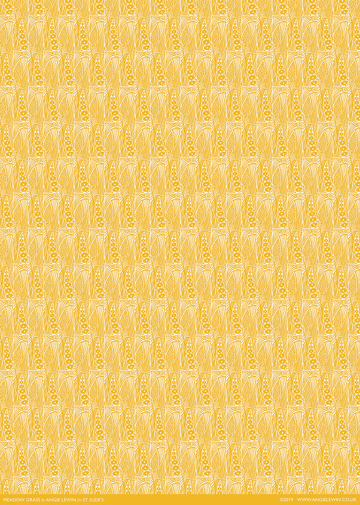 Patterned Paper Set (4 sheets) - Angie Lewin - St. Jude's Prints