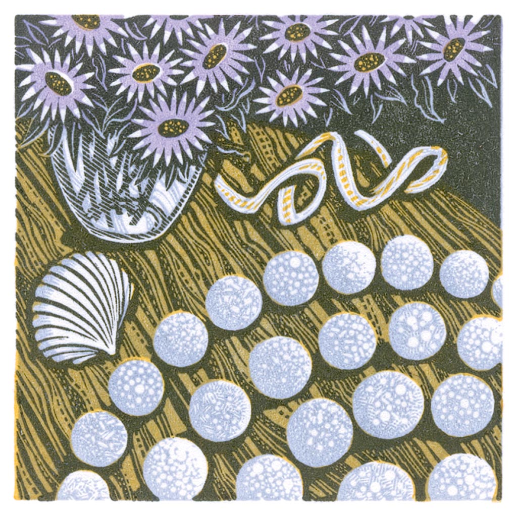 Pebble Spiral - Angie Lewin - St. Jude's Prints
