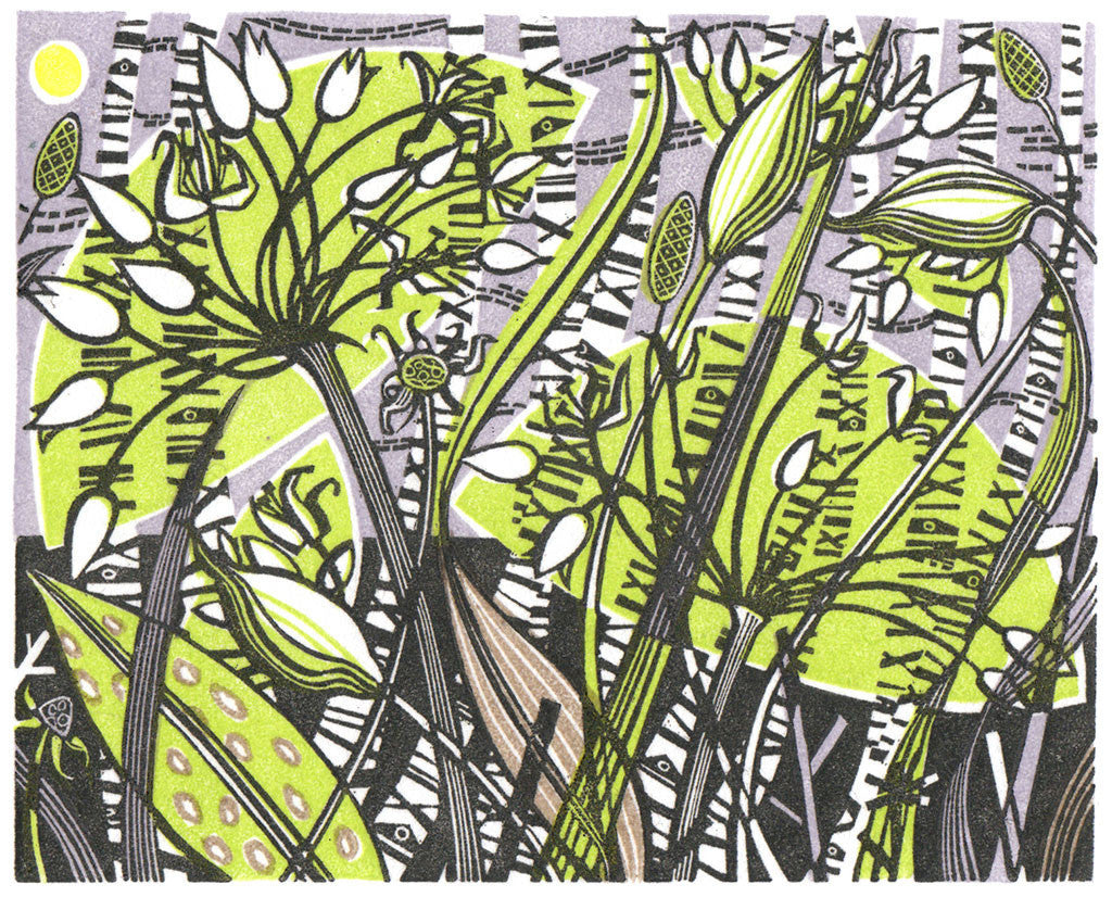 Ramsons - Angie Lewin - St. Jude's Prints