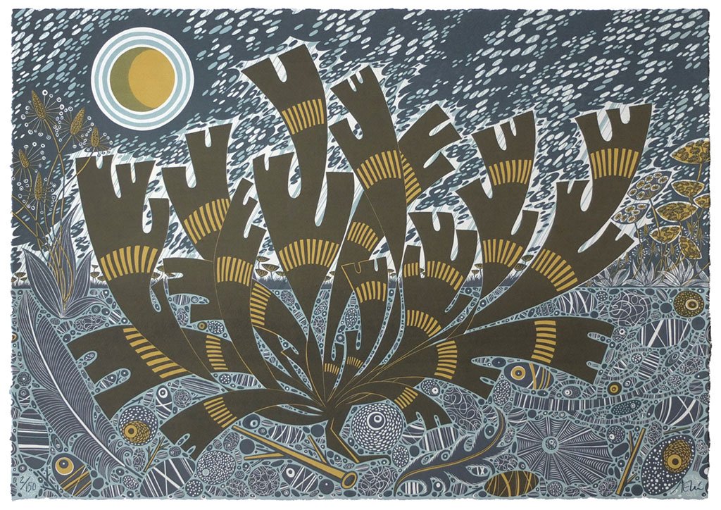 Saltmarsh Storm II - Angie Lewin - St. Jude's Prints
