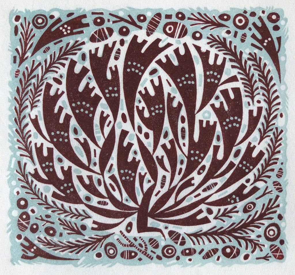 Seaweed Shore - Angie Lewin - St. Jude's Prints