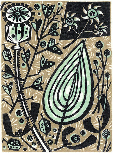 Spotted Leaf - Angie Lewin - St. Jude's Prints