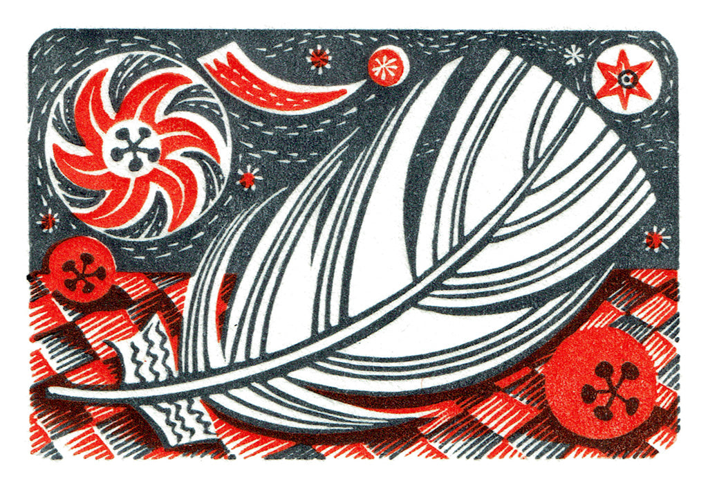 Star and Feather | Angie Lewin | St. Jude's Prints Star and Feather | Angie Lewin | St. Jude's Prints