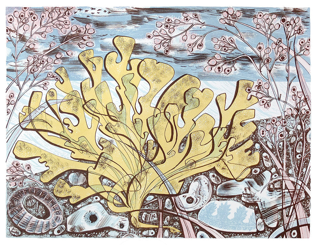 Stormy Beach II - Angie Lewin - St. Jude's Prints