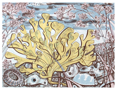 Stormy Beach II - Angie Lewin - St. Jude's Prints