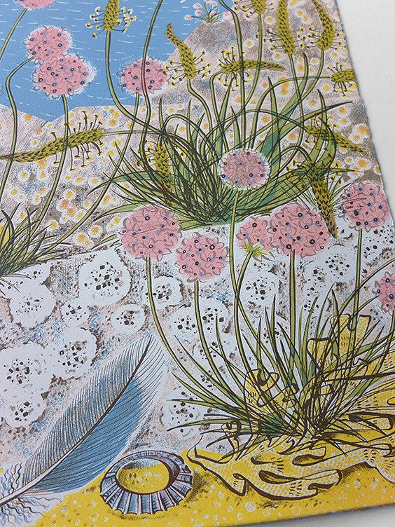 Summer Shore - Angie Lewin - St. Jude's Prints